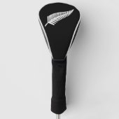 Silver fern flag (NZ) Golfheadcover (Voorkant)