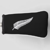 Silver fern flag (NZ) Golfheadcover (Voorkant)