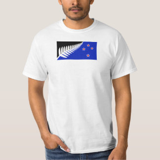 Silver Fern Flag Tee Shirt van Kyle Lockwood