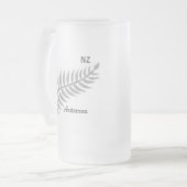 SILVER FERN Frosted Glass Mok (Voorkant links)