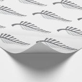 Silver Fern Geweldige Nieuw-Zeelands afbeelding Cadeaupapier (Hoek)