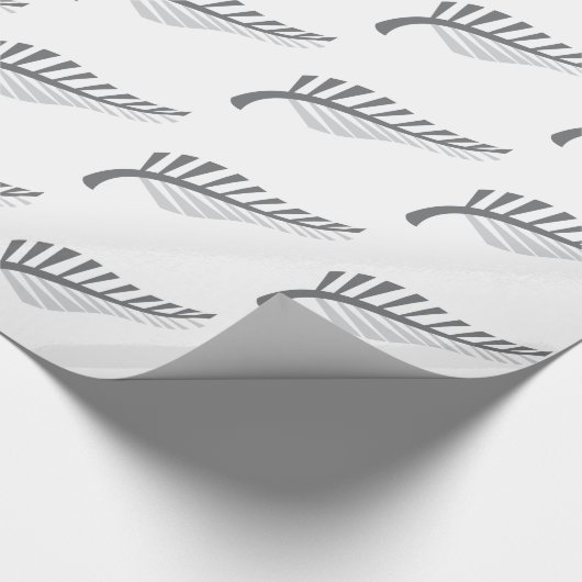 Silver Fern Geweldige Nieuw-Zeelands afbeelding Cadeaupapier (Hoek)