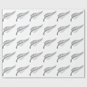 Silver Fern Geweldige Nieuw-Zeelands afbeelding Cadeaupapier (Vlak)