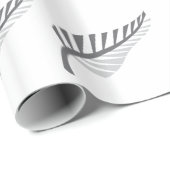 Silver Fern Geweldige Nieuw-Zeelands afbeelding Cadeaupapier (Rol Hoek)