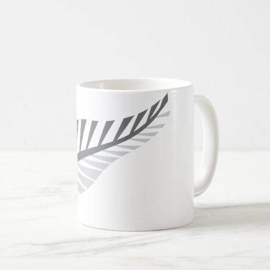 Silver Fern Geweldige Nieuw-Zeelands afbeelding Koffiemok (Voorkant rechts)
