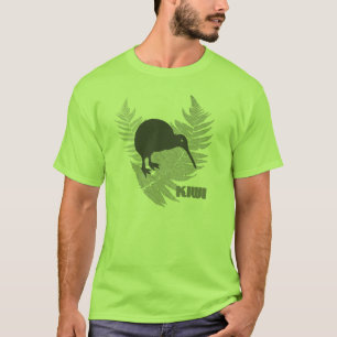Silver Fern Kiwi Mannen T-Shirt
