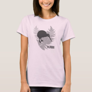 Silver Fern Kiwi Womens T-Shirt