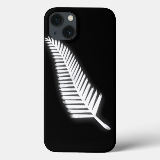 Silver Fern NZ Emblem voor Patriottische Kiwis Case-Mate iPhone Case (Achterkant)