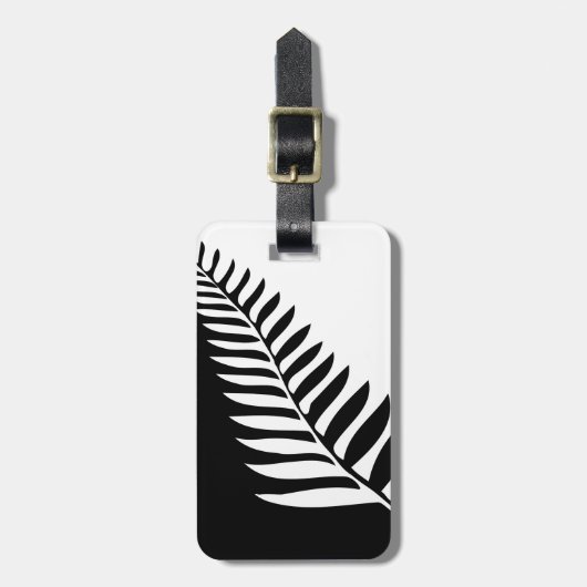 Silver Fern uit Nieuw-Zeeland Bagagelabel (Voorkant verticaal)