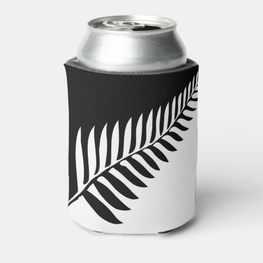 Silver Fern uit Nieuw-Zeeland Blikjeskoeler (Blikje Achterkant)