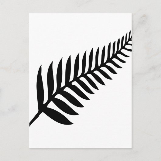 Silver Fern uit Nieuw-Zeeland Briefkaart (Voorkant)