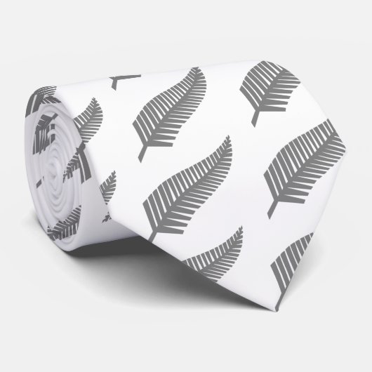 Silver Fern uit Nieuw-Zeeland Stropdas (Opgerold)