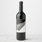 Silver Fern uit Nieuw-Zeeland Wijn Etiket (Voorkant)