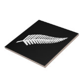 Silver Fern-vlag van Nieuw-Zeeland Tegeltje (Zijkant)