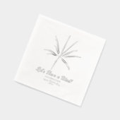 Silver Fireworks New Year's Eve Party Folie Servetten (Links)