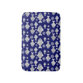 Silver Fish Evil Eye Patroon Badmat (Voorkant Verticaal)