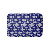 Silver Fish Evil Eye Patroon Badmat (Voorkant)