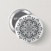 Silver Flame White Button (Voorkant /achterkant)