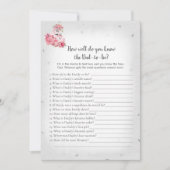 Silver Flamingo Ballerina die papa het beste spel  Kaart (Voorkant)