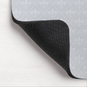 Silver Fleur de Lis Mousepad Muismat (Hoek)