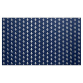 Silver Fleur-de-lis over indigo blue Stof (Yard (91,4 cm))