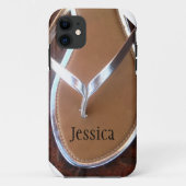 Silver Flip Flop Phone Case (Achterkant)