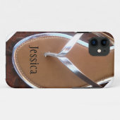 Silver Flip Flop Phone Case (Achterkant (horizontaal))