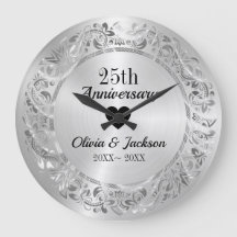 Silver Floral Ornament