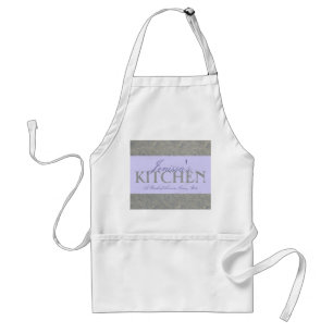 Silver Floral Pinch of Love Apron Standaard Schort