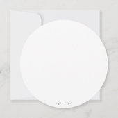 Silver Floral Wreath Vrijgezellenfeest Uitnodigen Kaart (Achterkant)