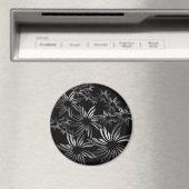 Silver Flowers Magneet (Insitu (Vaatwasser))