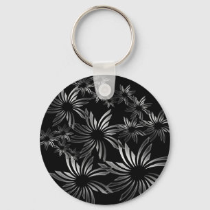 Silver Flowers Sleutelhanger