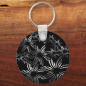 Silver Flowers Sleutelhanger (Voorkant)