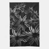 Silver Flowers Theedoek (Verticaal)