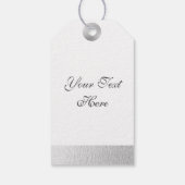 Silver Foil Cadeaulabel (Achterkant)