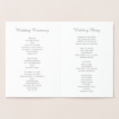 Silver Foil Confetti Stippen Wedding Ceremony Prog Folie Kaarten (Binnen)