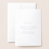 Silver Foil Confetti Stippen Wedding Ceremony Prog Folie Kaarten (Met envelop)