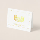 Silver Foil Crown Note Kaart (Voorkant)