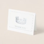 Silver Foil Crown Note Kaart (Voorkant)