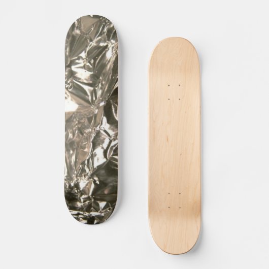 Silver Foil Design Skateboard (Voorkant)