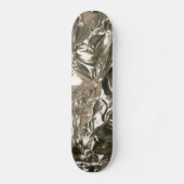Silver Foil Design Skateboard (Voorkant)