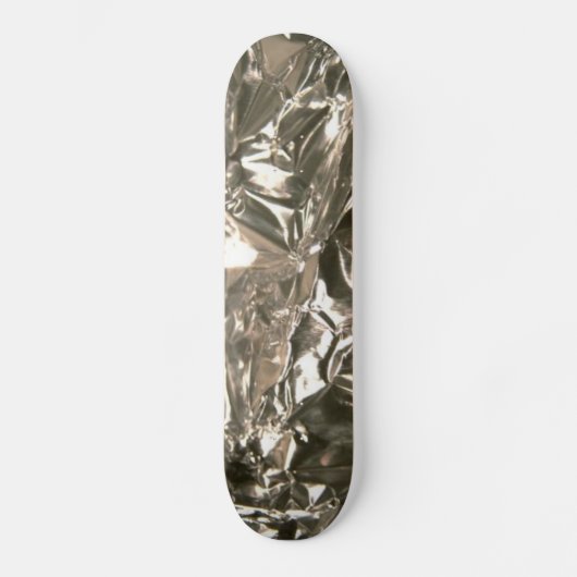 Silver Foil Design Skateboard (Voorkant)