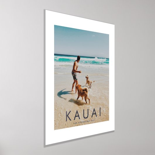 Silver Foil Destination Photo Art Print (Laagn)