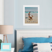 Silver Foil Destination Photo Art Print (Insitu (Slaapkamer))