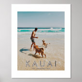 Silver Foil Destination Photo Art Print (Voorkant)