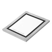 Silver Foil en Black Border Notitieblok 5,5 inch x (Linkerzijde)
