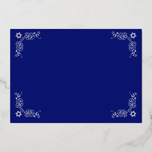 Silver Foil Etz Chaim Tree of Life Plaque of Kaart (Achterkant)