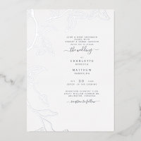 Silver Foil Ivy Beide sets van ouders Wedding