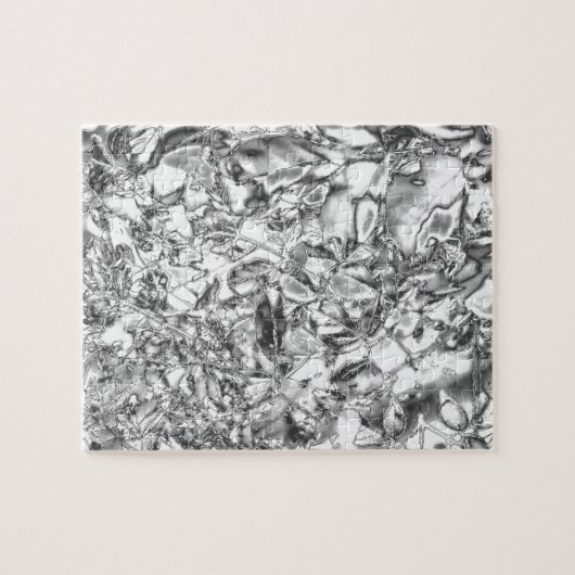 Silver Foil Modern Legpuzzel (Horizontaal)