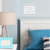 Silver Foil Names Wedding Verloving Jubileum Folie Afdrukken (Insitu (Slaapkamer))